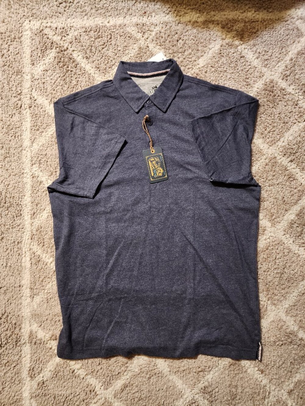 Men's Frontier Blue Polo Shirt